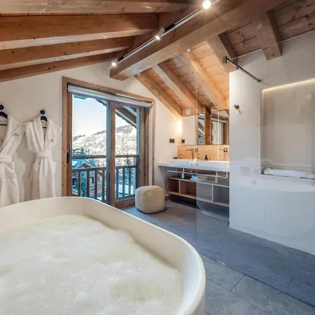 木屋 Z Alpine Elegance Chalet In *